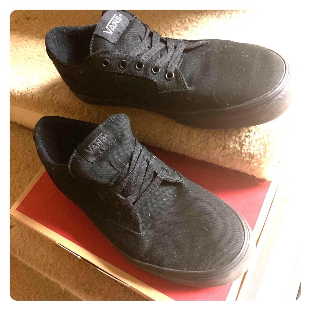 Size 11.5 men’s all black Vans